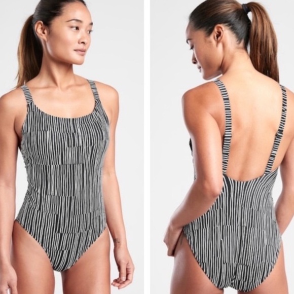 Athleta Hermosa Printed One Piece Swimsuit - Picture 1 of 1